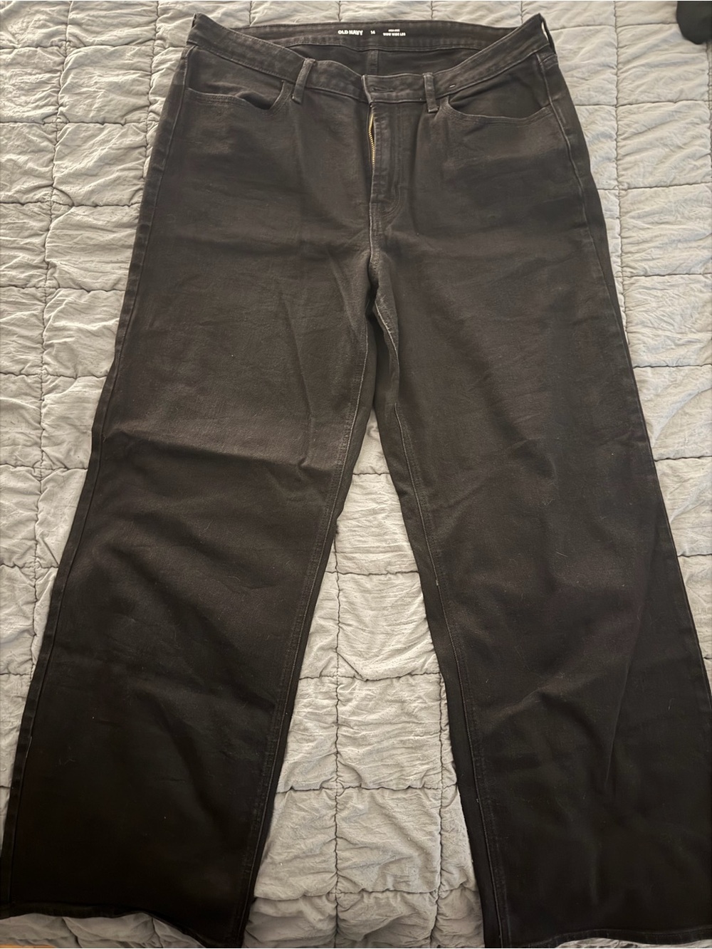 Old Navy Men's Straight Black Jeans